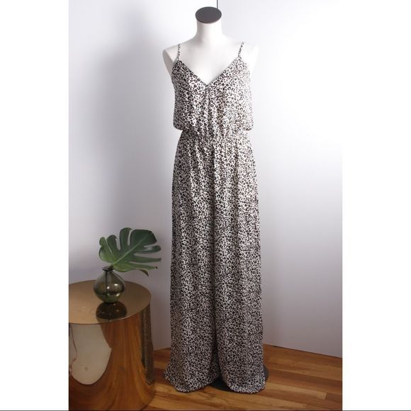 NWT Show Me Your Mumu Sleeveless Maxi Jumpsuit Leopard Print Small - Picture 10 of 10